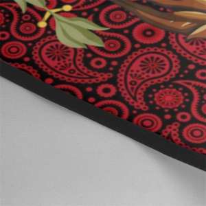 Capa de Peluquería con Estampado de Águila Mexicana, Desechable, de PVC y Poliéster, Antiadherente, para Salón de Belleza, con Cierre a Presión en el Cuello - Product Image 6