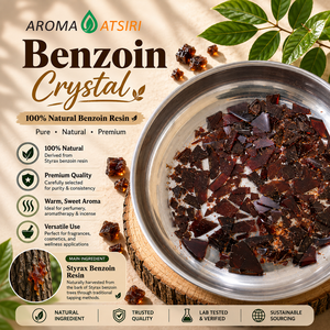 AROMA ATSIRI INDONESIA Résine de Benjoin Cristalline 100% Pure Naturelle Qualité Supérieure Résine de Styrax Benjoin Arôme Sucré - Product Image 3