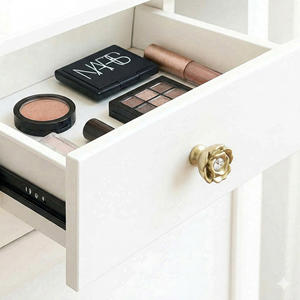 High Quality Floral Zinc Alloy Contemporary <b>Cabinet</b> <b>Knob</b> <b>Gold</b> Crystal Handle for Bedroom Living Room Kitchen Bathroom Wardrobe - Product Image 5