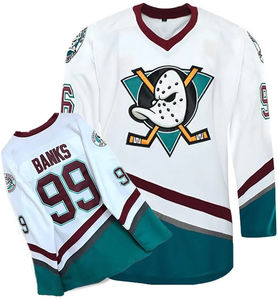 Maillot de hockey sur glace pour jeunes à prix de gros, personnalisable double face avec broderie et appliques, designs abordables, service OEM - Product Image 4