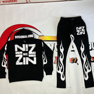 custom High Quality <b>Winter</b> Baggy Sweatpants and Hoodie Set Heavyweight Oversized Pullover Hoodie Men <b>Tracksuits</b> <b>for</b> Men - Product Image 1