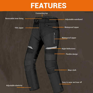 Combinaison en cuir imperméable confortable pour la formation moto, coupe-vent, à prix raisonnable, pour la moto et les courses automobiles - Product Image 4
