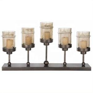 เชิงเทียนโลหะสำหรับตกแต่งบ้านเชิงเทียนเชิงเทียนที่ให้แสงสว่างแบบทันสมัย - Product Image 1