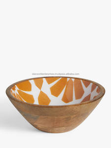 ชามไม้อะคาเซียสำหรับเสิร์ฟอาหารชามไม้มะม่วง - Product Image 2