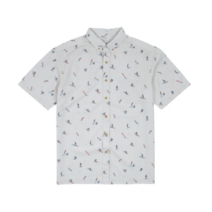 เสื้อเชิ้ตพิมพ์ลายผู้ชาย ผ้าพรีเมียมมีสไตล์ ลำลอง ติดกระดุม แฟชั่นทันสมัย - Product Image 1