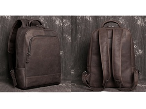 Premium Style Classic Look Durable Bags Outdoor Leather Laptop <b>Backpack</b> for Women Summer Layering Relaxed Leather <b>Backpack</b> Bag - Product Image 4