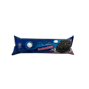 Biscuits en gros à la crème de fraise 119,6g, 24 paquets, chocolat noir solide au goût sucré et motif boule - Product Image 2