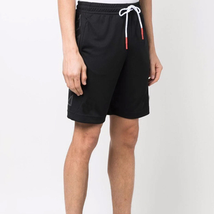 <b>Men</b> Black Solid <b>Zipper</b> Fly Mid Waist Casual Breathable Woven Canvas Eco-Friendly Windproof Quick Dry Sport Style Bermuda <b>Shorts</b> - Product Image 2