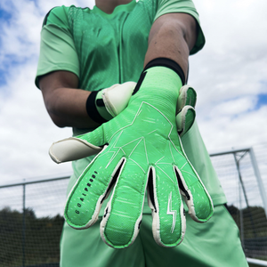 Guantes de Portero de Fútbol Profesionales para Adultos, de Látex y Cuero, Antideslizantes, con Protección para los Dedos, de Goma PU, Gel de Silicona, para Gimnasio - Product Image 3