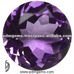 พลอยอเมทิสต์สีม่วงทรงกลมธรรมชาติ เจียระไนแบบเหลี่ยม  ยี่ห้อ GEMFORTE INC  ขนาดมาตรฐาน ขายส่ง พลอยประจำเดือนเกิดธรรมชาติ - Product Image 5