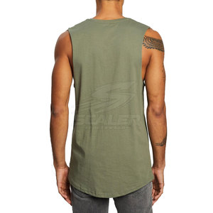 Breathable Mesh Quick Dry Polyester/Cotton <b>Men</b> Gym <b>Singlet</b> Loose Sleeveless Sports Shirt Training Bodybuilding Running Workout - Product Image 2