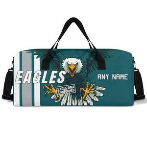 Sac de voyage en nylon de haute qualité, durable, uni, grande capacité, sac de sport, fermeture éclair, pour hommes - Product Image 1