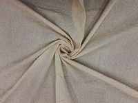 Tissu brodé en coton blanc de qualité supérieure, très demandé, avec trame Dori/Cord, léger et tissé, idéal pour les robes de mariée et les Kurtis pour filles