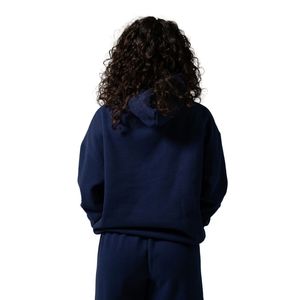 Sweat-shirt à capuche pour femme, bleu marine, manches longues, en molleton, décontracté, pour la salle de sport, vêtements de sport, doux et confortable - Product Image 6