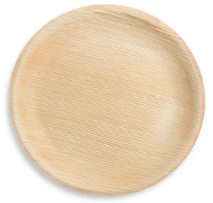 Natural Areca Palm Leaf <b>Plates</b> Eco <b>Disposable</b> Biodegradable Dinnerware 10 Inches Round Shapes <b>Plates</b> Party Tableware Serving - Product Image 1