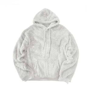 Novedad en Línea: Sudadera con Capucha Personalizada, Frontal Sólido, Forro Polar Sherpa, 100% Algodón, Antiarrugas, Gruesa y Afelpada - Product Image 2
