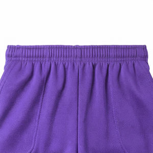 Shorts en molleton éponge personnalisés pour hommes, taille élastique, respirants, séchage rapide, poids lourd, pour l'exercice, les voyages et l'usage quotidien. - Product Image 4