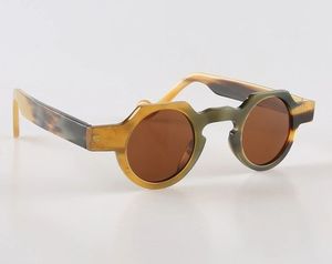 Lunettes de soleil artisanales en corne de buffle, monture durable sculptée, style vintage classique unique, pour usage quotidien en extérieur - Product Image 2