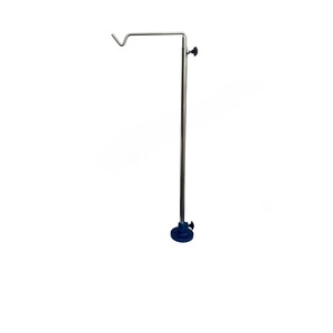 Iron Jewelry <b>Stand</b> with Adjustable Arm and Blue Round Base for Jewelry Making - Product Image 4