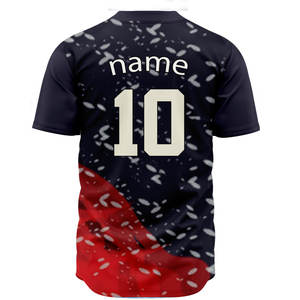 Uniformes de Béisbol Sublimados Personalizados de la Mejor Calidad, Uniformes de Béisbol al por Mayor, Jersey de Béisbol con Color Personalizado - Product Image 6