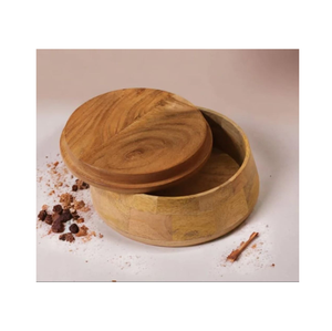 Wholesale Wooden Chapati Box With Lid Best Selling <b>Table</b> Top Chapati <b>Round</b> Container Hotel Ware Designer Chapati Casserole - Product Image 3