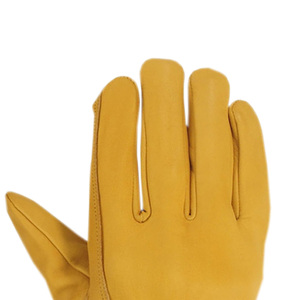 Goat Grain Yellow <b>Driver</b> <b>Gloves</b> Working <b>Gloves</b> Mechanic <b>Glove</b> for Gardening - Product Image 4