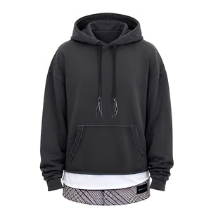เสื้อฮู้ดดี้สไตล์วินเทจแบบทำสีซีด ทรงโอเวอร์ไซส์ สตรีทแวร์ ผลิตโดย OEM ขายส่งจำนวนมาก - Product Image 1