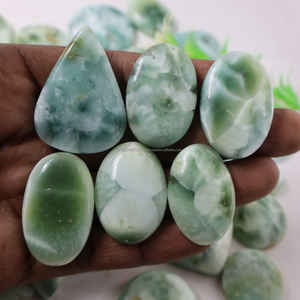 2025 hémimorphite Cabochons en vrac guérison dégringolé à la main lisse hémimorphite Cabochon lâche prix de gros Jaipur meilleur vendeur - Product Image 1