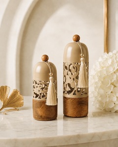 Quemador de Incienso de Latón Hecho a Mano con Base de Madera, Difusor de Aromaterapia, Porta Borlas para Decoración del Hogar - Product Image 3