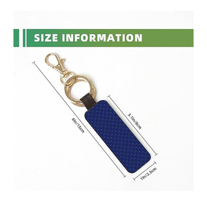 Premium Leather Keychain with Mini Jacket Design Stylish <b>Key</b> Holder for Men Women and Car Accessories - Product Image 2