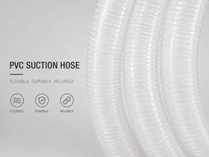 Tuyau d'aspiration en PVC KARYON CrystalFlow 50MM X 20M, flexible, transparent, pour l'arrosage du jardin - Product Image 2