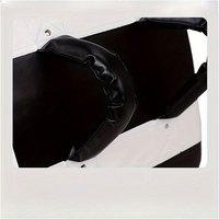 Yobenki 1pc Grand cible de pied en cuir PU pour l'entraînement aux coups latéraux de Judo, Karaté, Taekwondo, Boxe