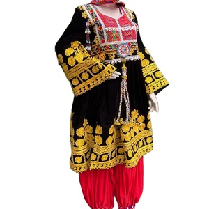 Venta al por mayor OEM Afganistán fabuloso Banjara Tribal étnico vintage afgano/Pakistán Kuchi fiesta tradicional vestido Kuchi vestido - Product Image 1
