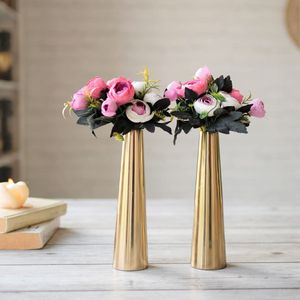 Decorative Iron Bud Vase With Minimal Design For Compact Spaces Shelves And Stylish Modern Themes - Product Image 5