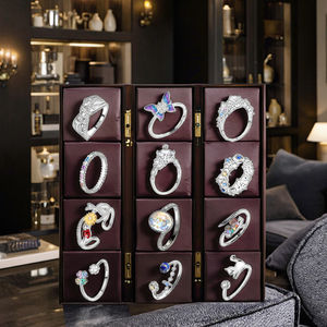 MULA シルバー925リング ファインジュエリー レディース エンゲージメントリング ヴィンテージ ラブハート プロミス ウェディングリング バレンタインデーギフト - Product Image 4