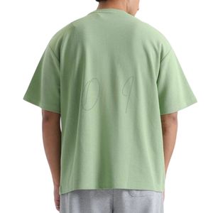 Camiseta de Hombre de Algodón 100% de Alta Calidad, Cuello Redondo, Corte Regular, con Logotipo Personalizado, Transpirable y de Secado Rápido, Superventas - Product Image 2