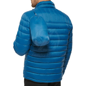 Concevez votre propre logo frontal, veste matelassée légère pour homme, respirante et écologique, service OEM disponible en stock - Product Image 3