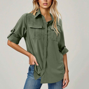 Chemises de pêche pour femmes en polyester et élasthanne doux, nouveau style, vêtements de sport et de tous les jours, haute qualité, dernier design. - Product Image 4