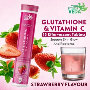 Tabletas de Glutatión y Vitamina C al por Mayor, Potente Suplemento Antioxidante, Piel Radiante, Salud Inmunológica, Adultos, Calidad de Exportación, India, a Granel - Product Image 3