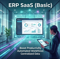 Desarrollo de Plataforma ERP SaaS Básica, Solución de Software de Planificación de Recursos Empresariales Basada en la Nube
