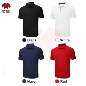 เสื้อโปโลดีไซน์เฉพาะของ Ryan Pro Gear สำหรับผู้ชายสไตล์สวมหัวพร้อมแผ่นป้ายโลโก้ปรับแต่งได้ - Product Image 1