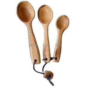 Best Quality Wooden <b>Spoon</b> Handmade <b>Spoon</b> and Fork <b>Spoon</b> for Soup Tea Salt Usage With Best Quality From India - Product Image 3