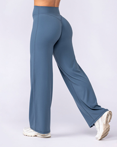 Custom Women’s <b>Flare</b> Leg Yoga <b>Leggings</b> High Waisted Wide Leg Fitness Pants for Gym Workout Training Athleisure Activewear - Product Image 1