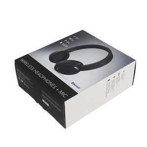 Caja de Empaque Electrónica Personalizada con Logotipo para Auriculares Inalámbricos, Diseño Moderno con Grabado y Laminado Mate - Product Image 4