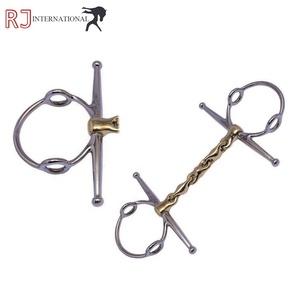 Lame de dressage pour chevaux en acier inoxydable de haute qualité avec embouts durables en argent allemand pour équipement d'équitation, logo personnalisé, vente en gros - Product Image 1