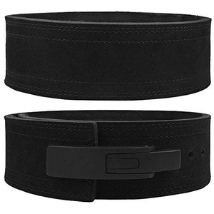 Cinturón de Cuero Genuino de 10 mm con Hebilla de Palanca, Cinturón de Soporte Lumbar Resistente para Gimnasio, para Actividades Profesionales de Levantamiento de Pesas - Product Image 2