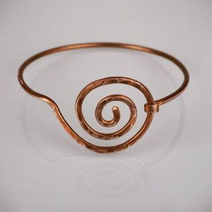Pure Solid <b>Copper</b> Bracelet For Women Fashion Jewelry Handmade Adjustable Cuff Gift For Special Occasions - Product Image 1