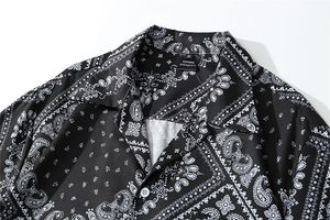 เสื้อเชิ้ตฮาวายลายเพสลีย์ แขนสั้น สไตล์ลำลองสำหรับวันหยุดพักผ่อน ผลิตจากผ้าสแปนเด็กซ์/โพลีเอสเตอร์ ระบายอากาศได้ดี แห้งเร็ว เป็นมิตรต่อสิ่งแวดล้อม - Product Image 4