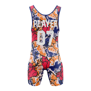 High Quality Unisex Wrestling Singlets for Adults-Spandex/Polyester Breathable Quick Dry Fitted Wrestling Uniform - Product Image 3