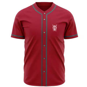 Maillot de baseball personnalisé avec logo, léger, en matériau durable, qualité supérieure, prix abordable - Product Image 1
